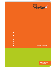 A4 College Book (Neon Series)