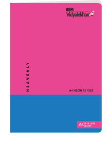 A4 College Book (Neon Series)