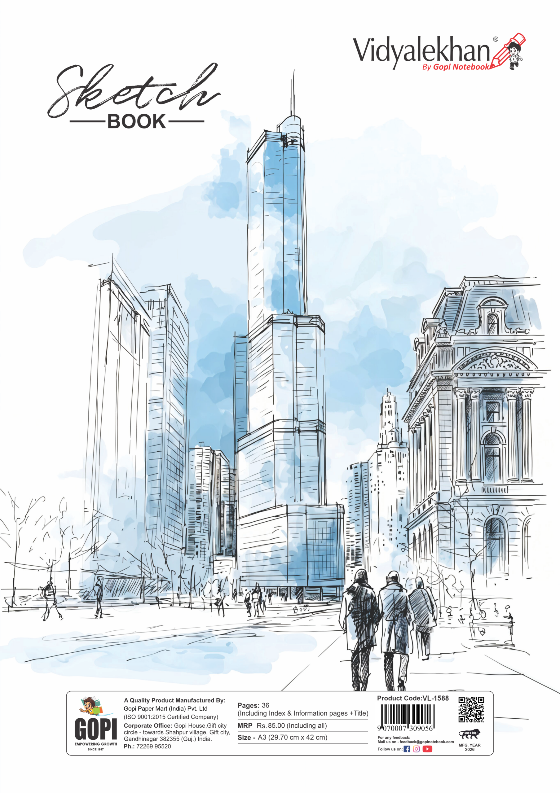 A3 Wiro Sketch Book