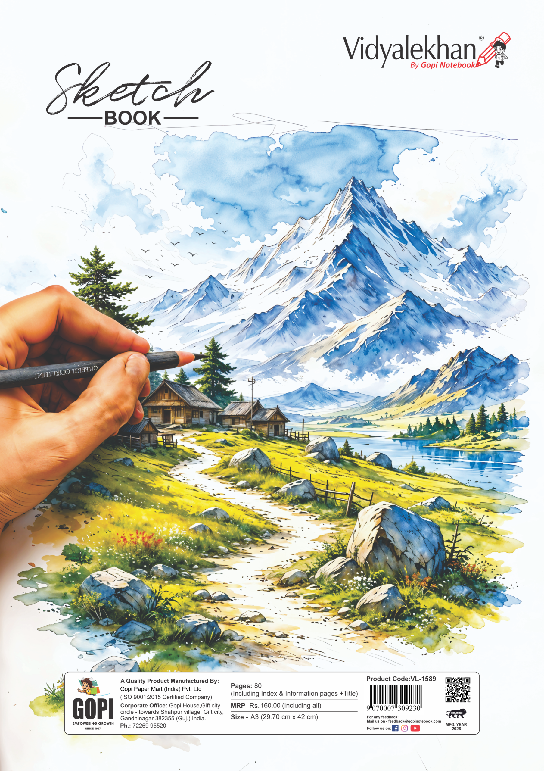 A3 Wiro Sketch Book